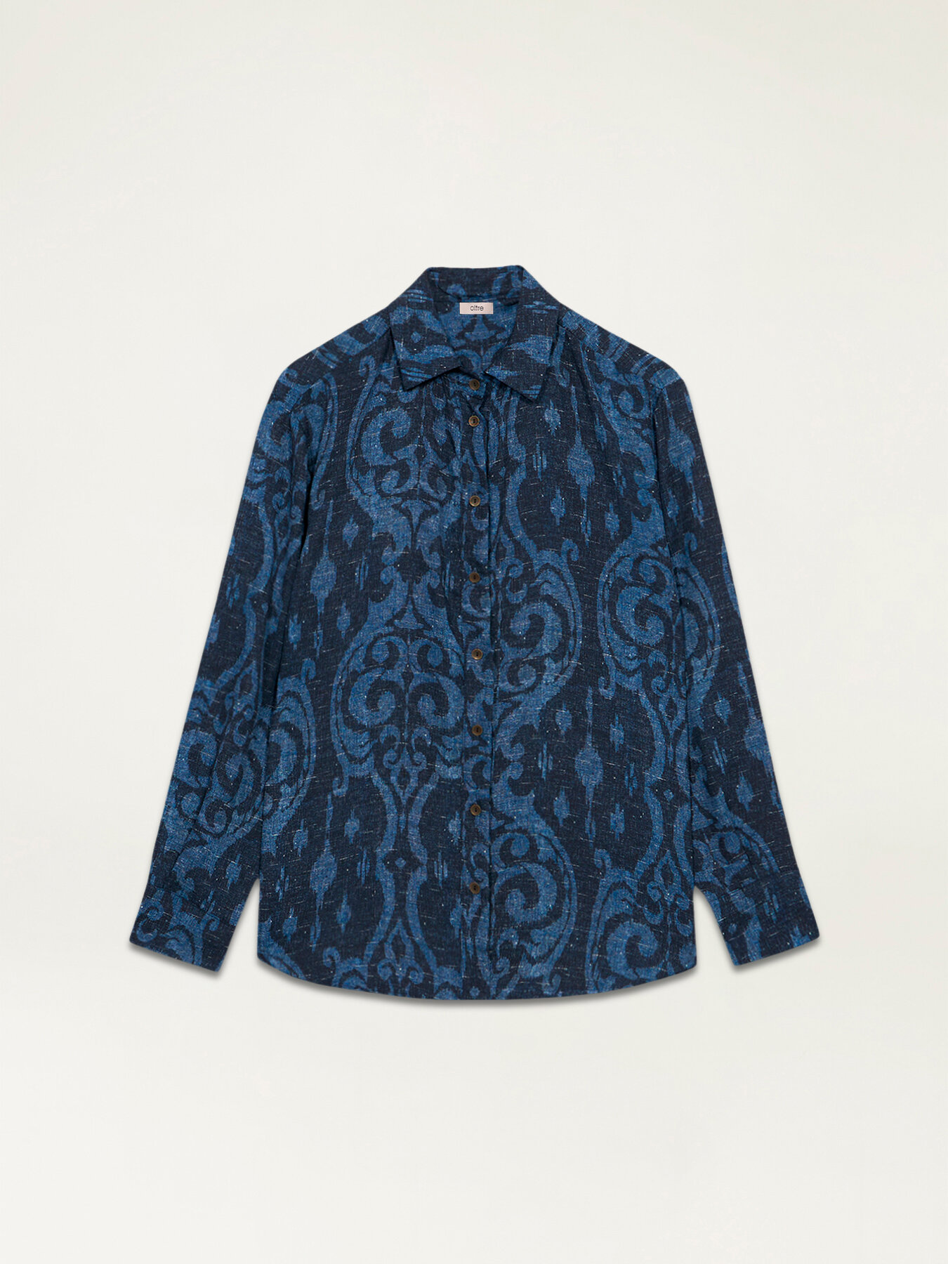 Gemusterte Hemdbluse image number 3