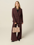 Blazer cruzado con botones forrados image number 3