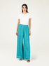 Pantaloni palazzo in pizzo image number 3