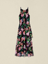Vestito flare senza maniche fantasia image number 3