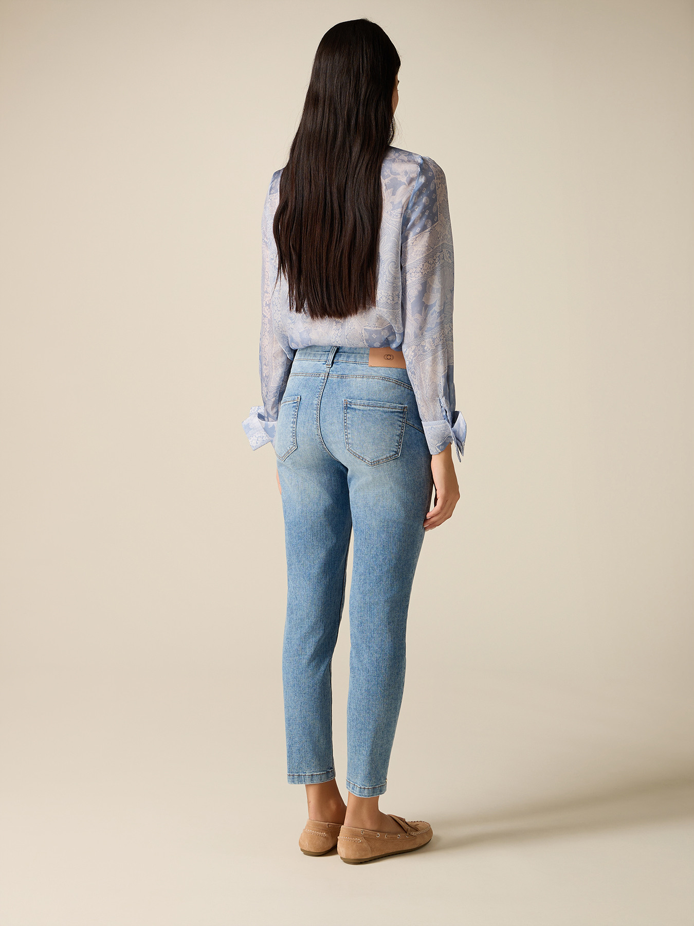 Skinny Jeans im Washed-Look image number 1
