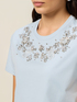 T-shirt with jewel embroidery image number 2