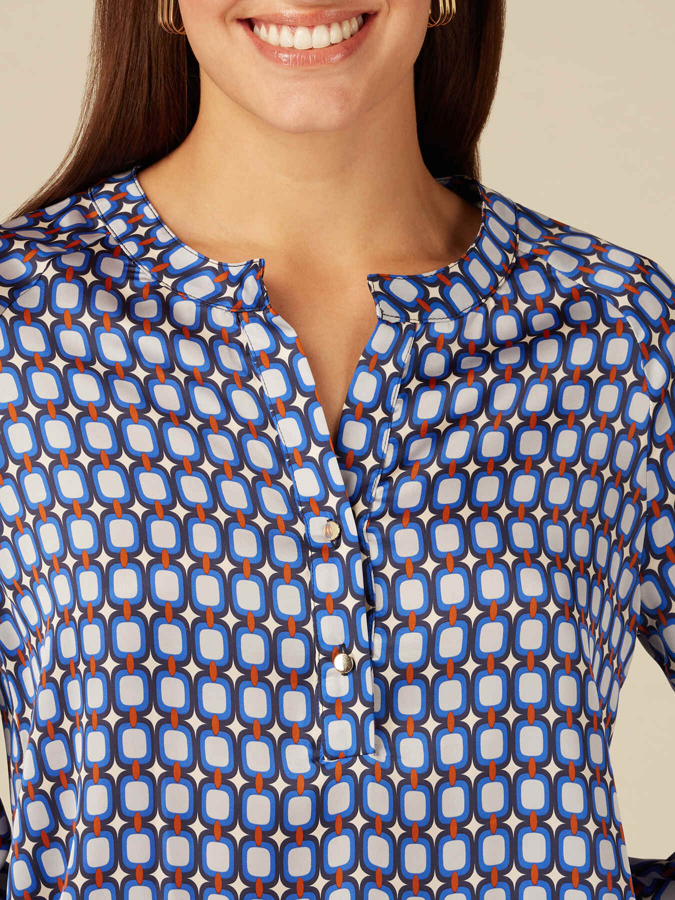 Blusa fantasia geometrica image number 2