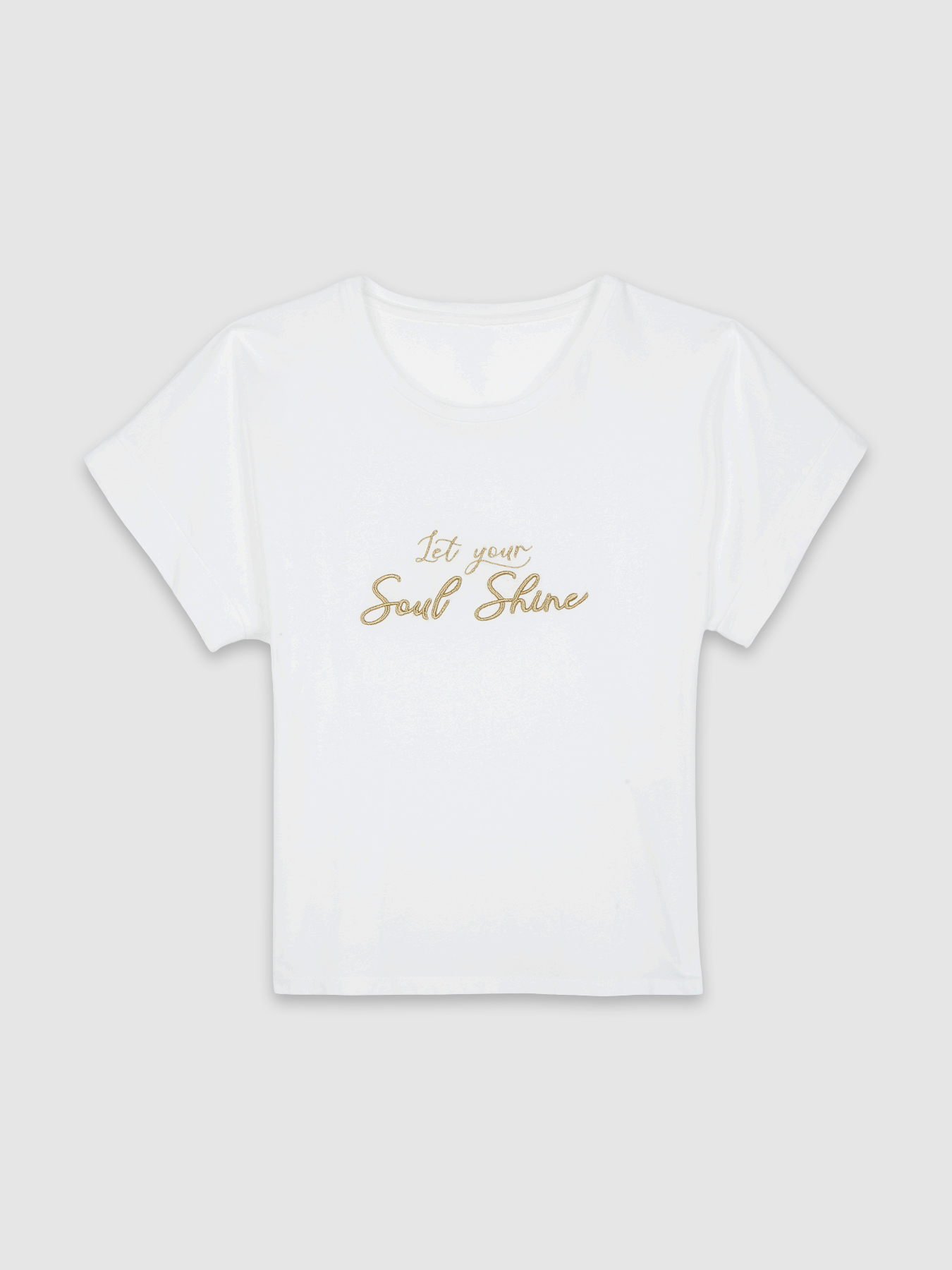 T-shirt avec broderie lettres image number 3