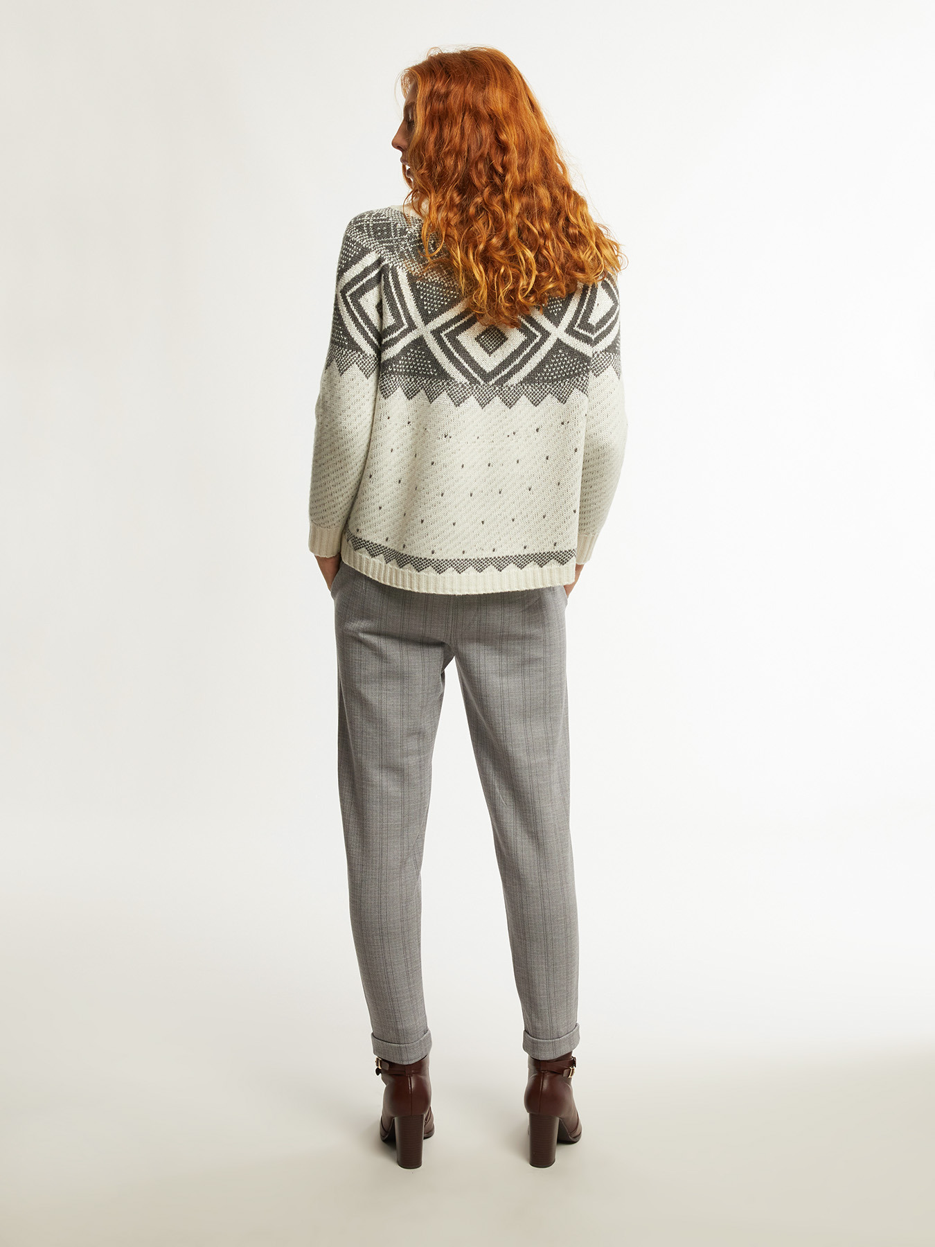 Herringbone fleece Dubai joggers image number 1