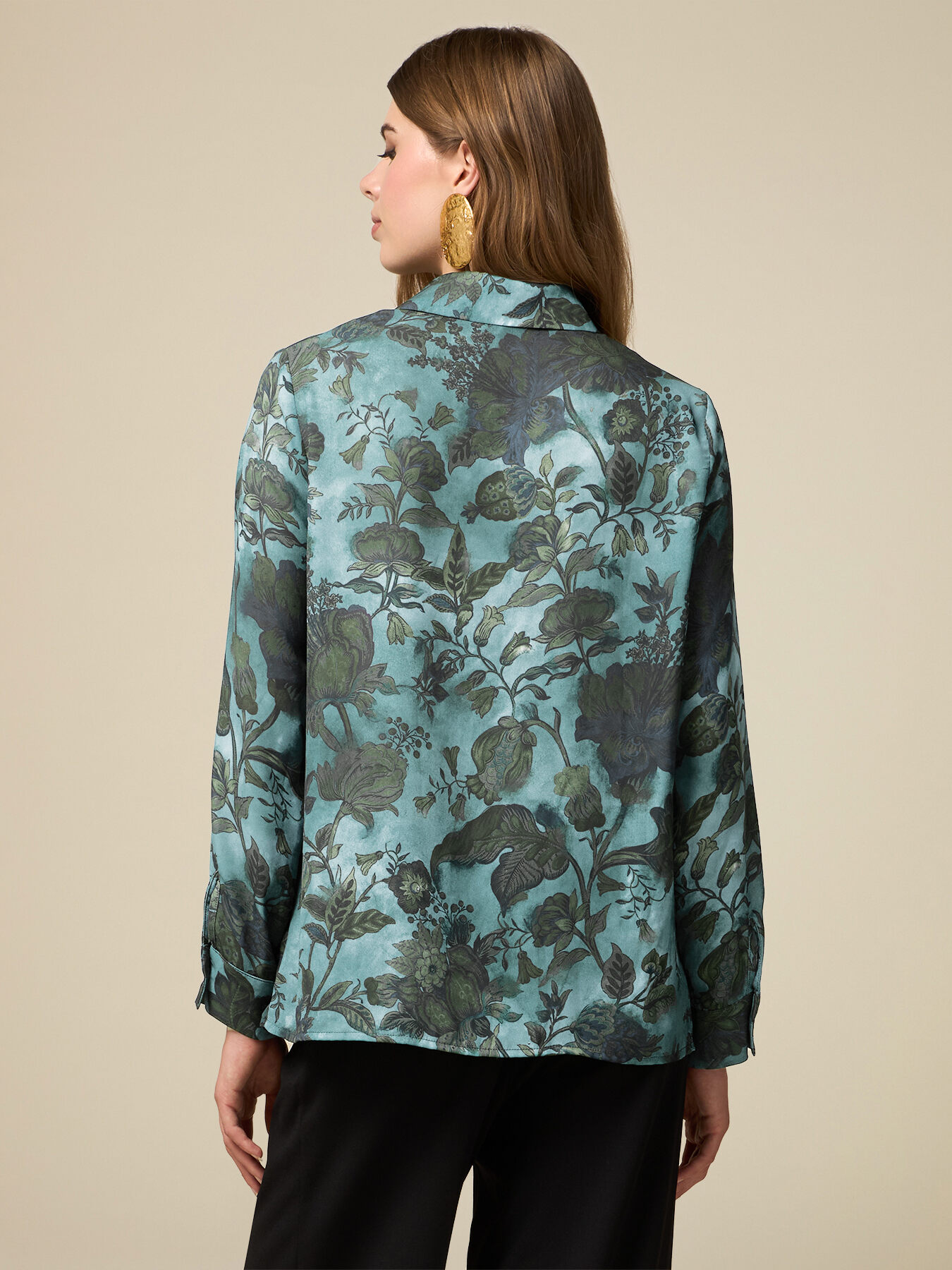 Floral pattern shirt image number 1