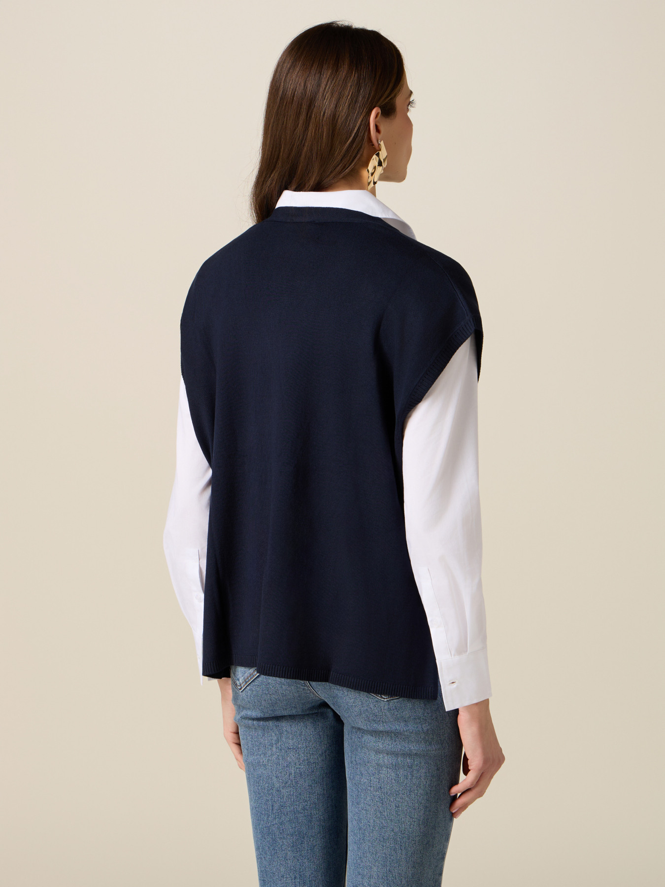 &Auml;rmellose Strickjacke aus Viskosemischung image number 1