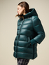 Midi down jacket with hood image number 3