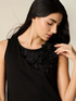 Cotton top with floral appliqu&eacute;s image number 2