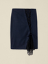 Pencil skirt with lace insert image number 4