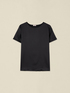 Two-material T-shirt image number 3