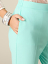 Regular pants in cr&ecirc;pe fabric image number 2