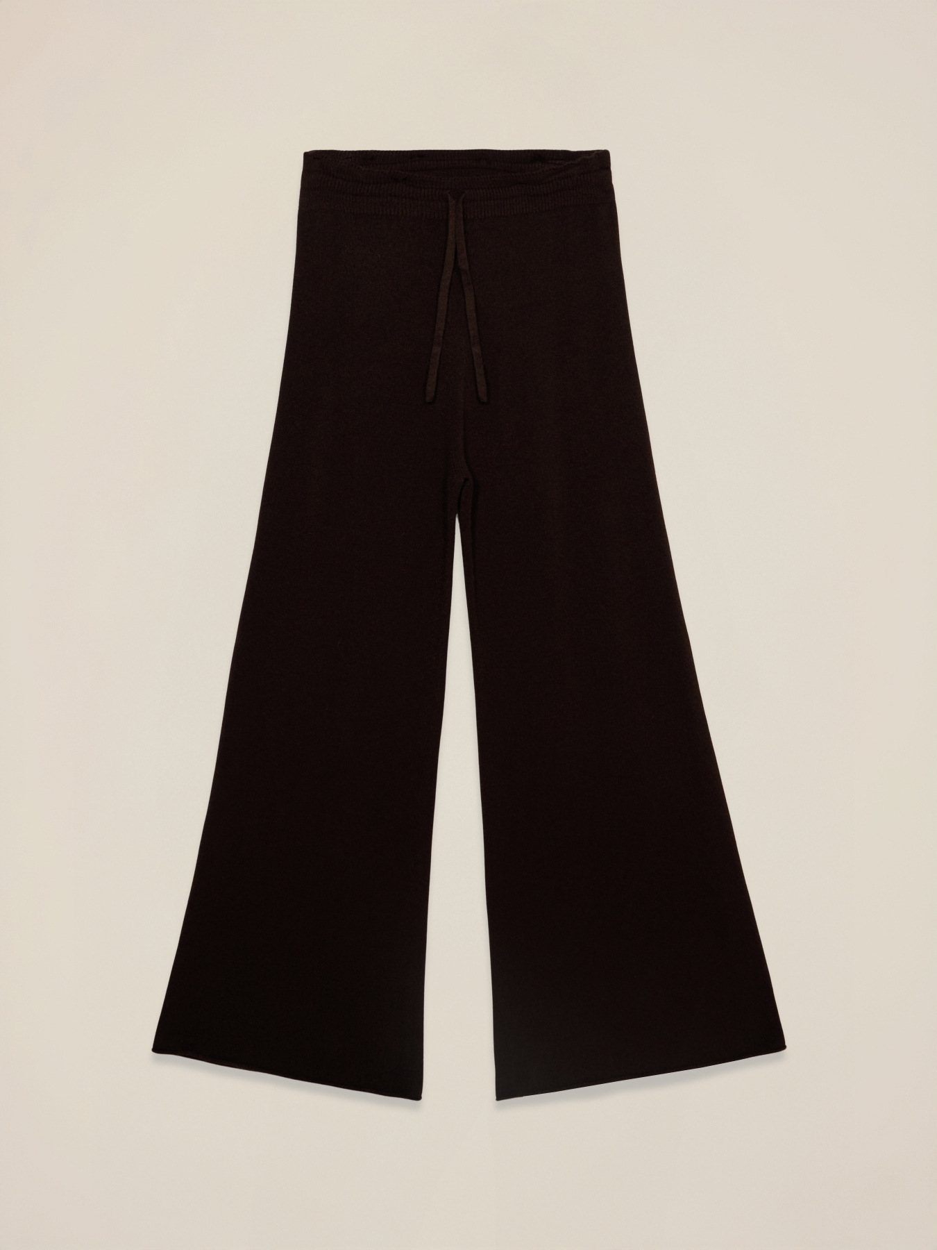 Pantaloni palazzo in maglia image number 4