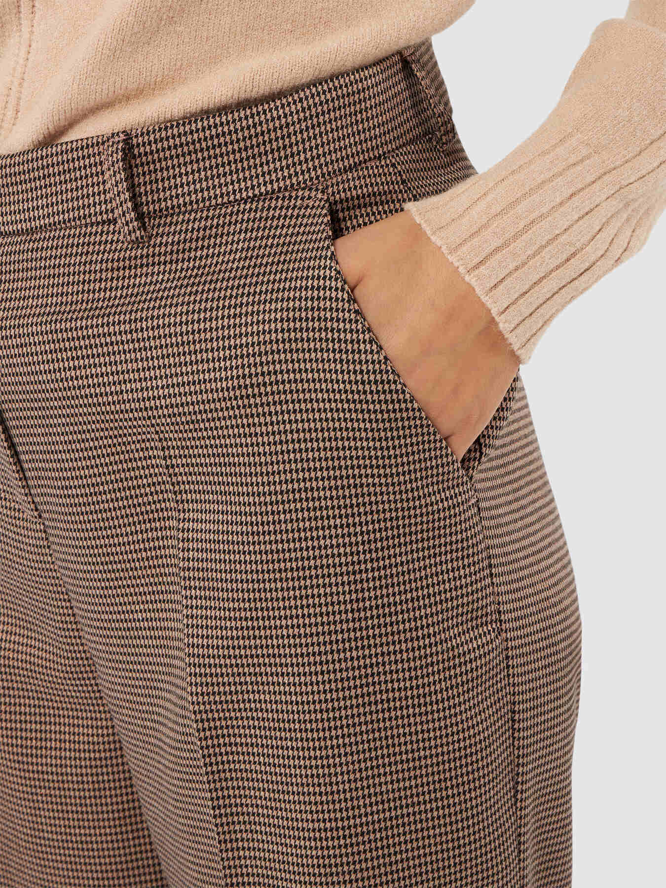 Pantaloni palazzo micro fantasia image number 2