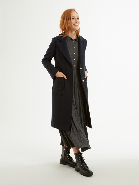 down and wool coat