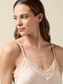 Top lingerie in raso e pizzo image number 2