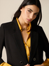 Crepe fabric blazer image number 2