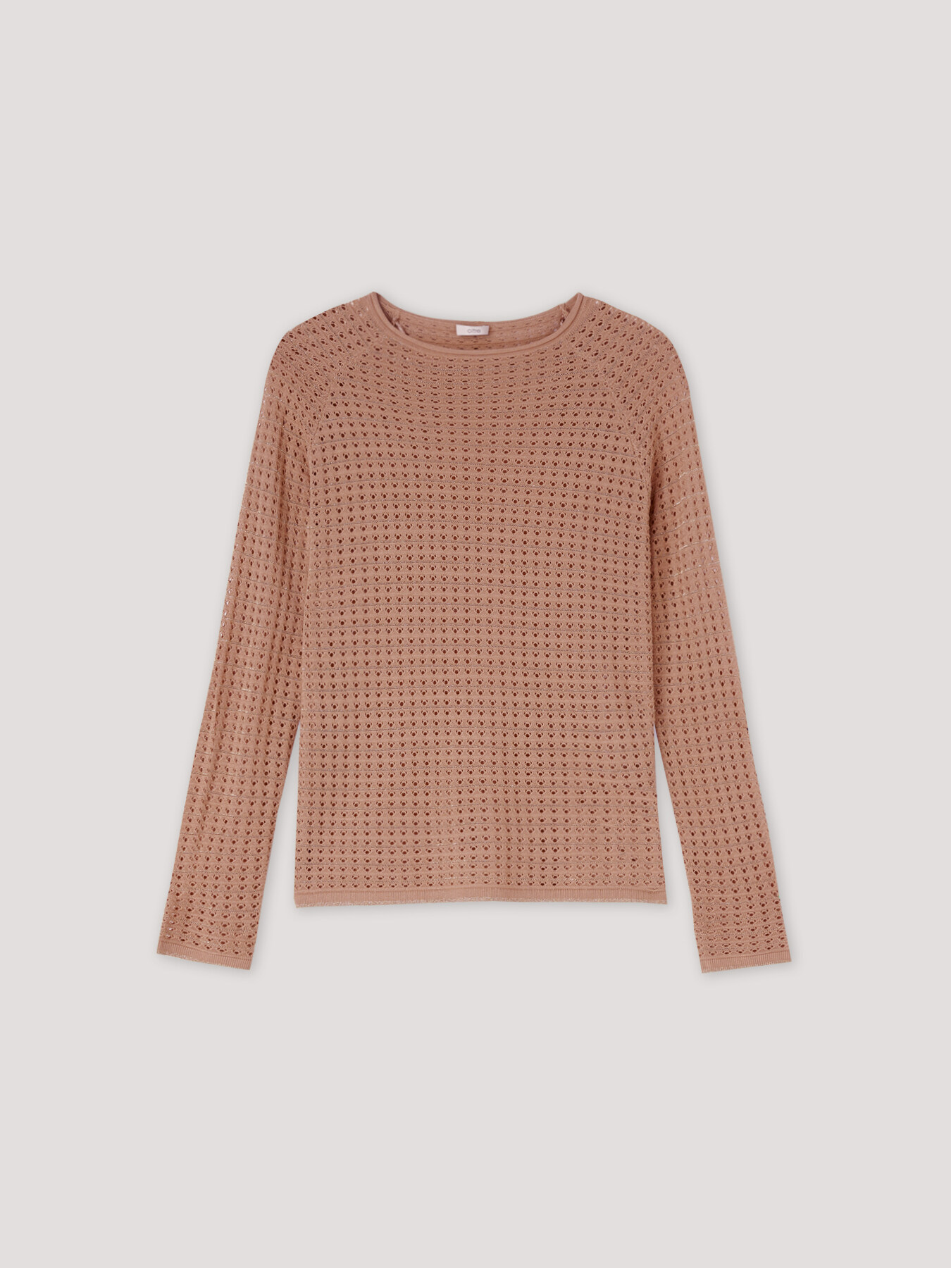 Openwork boxy sweater image number 3
