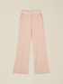 Pantalones palazzo con perfil de raso image number 4