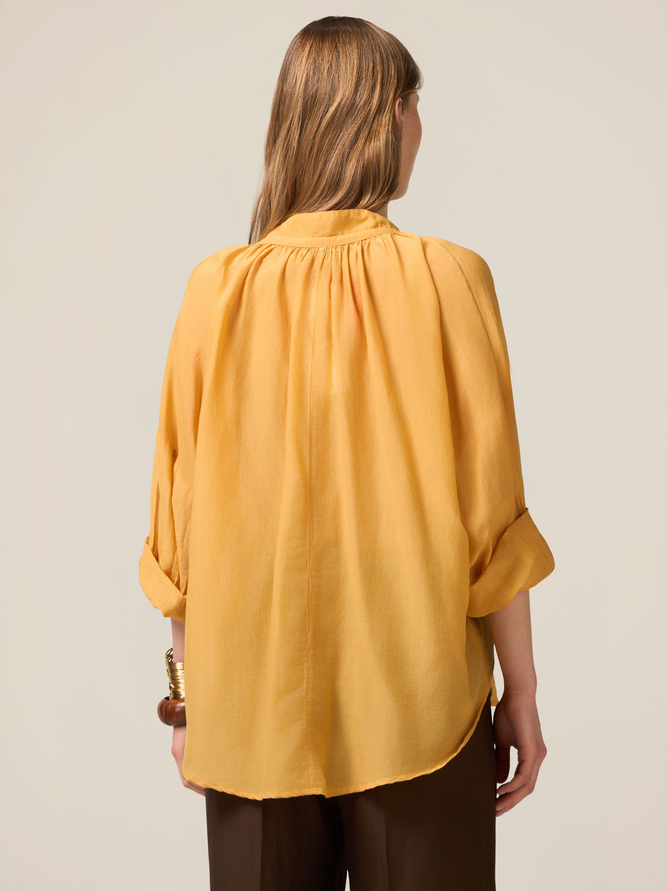 Bluse aus Seiden-Musselin-Mischgewebe image number 1