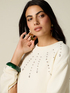 Scuba sweatshirt with bezels image number 2