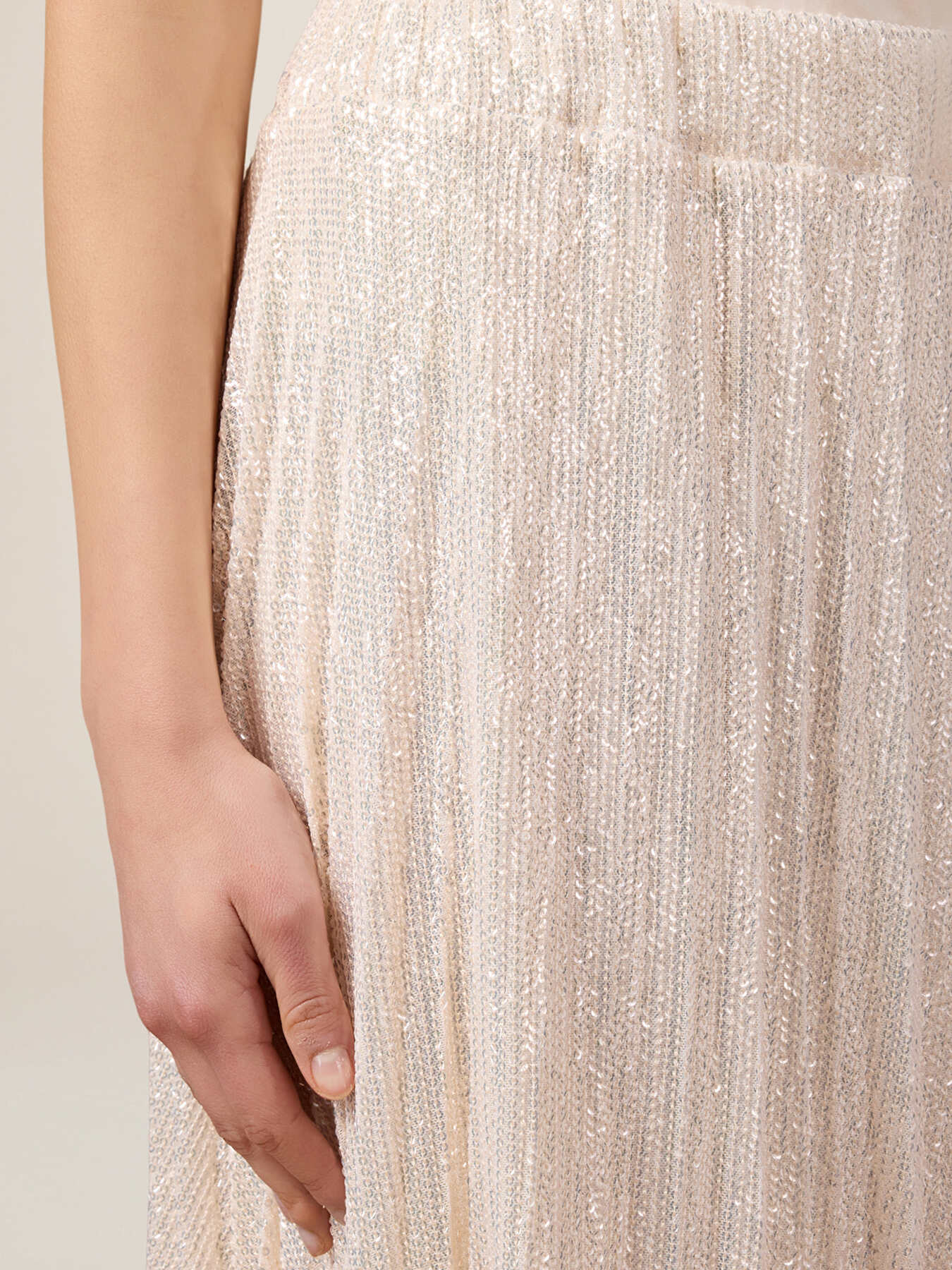 Gonna pliss&eacute; lurex image number 2