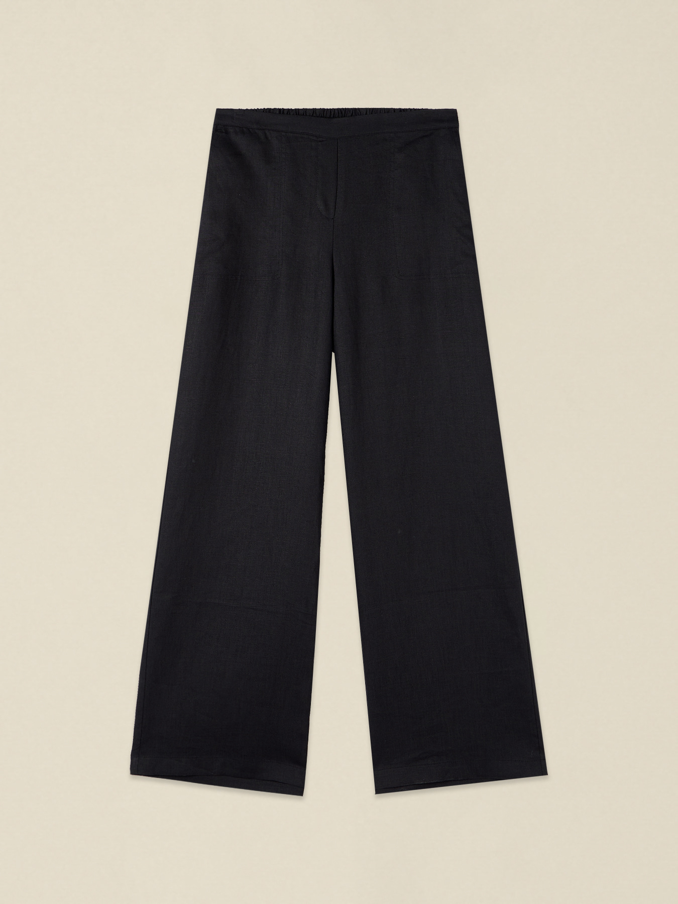 Linen palazzo pants image number 4