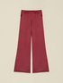 Palazzo pants in viscose satin image number 4
