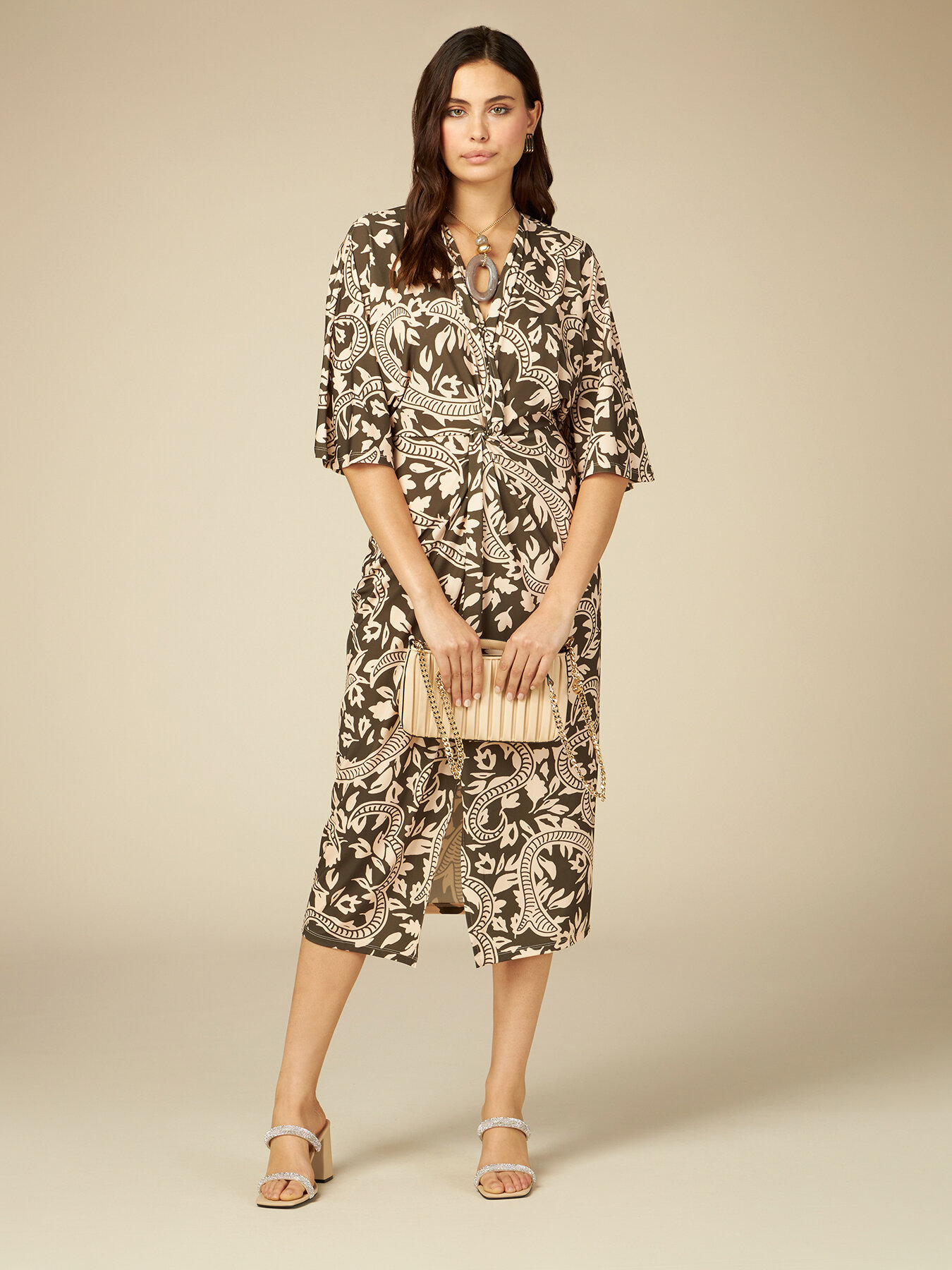 Vestito midi fantasia image number 0