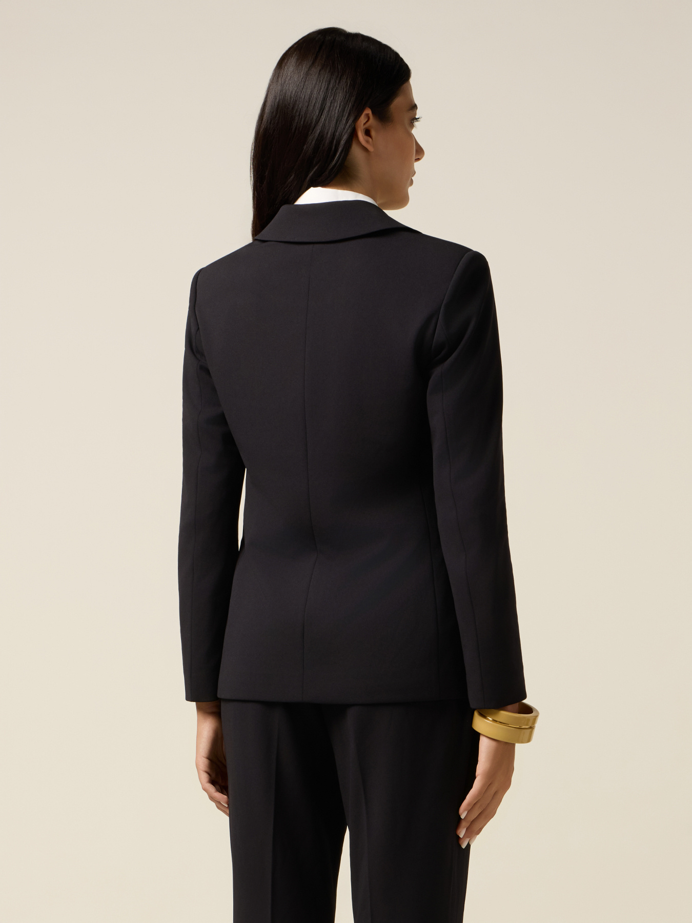 Blazer with contrasting trim image number 1