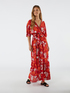 Long patterned dress image number 0