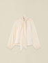 Viskose-Bluse mit Schleife image number 3