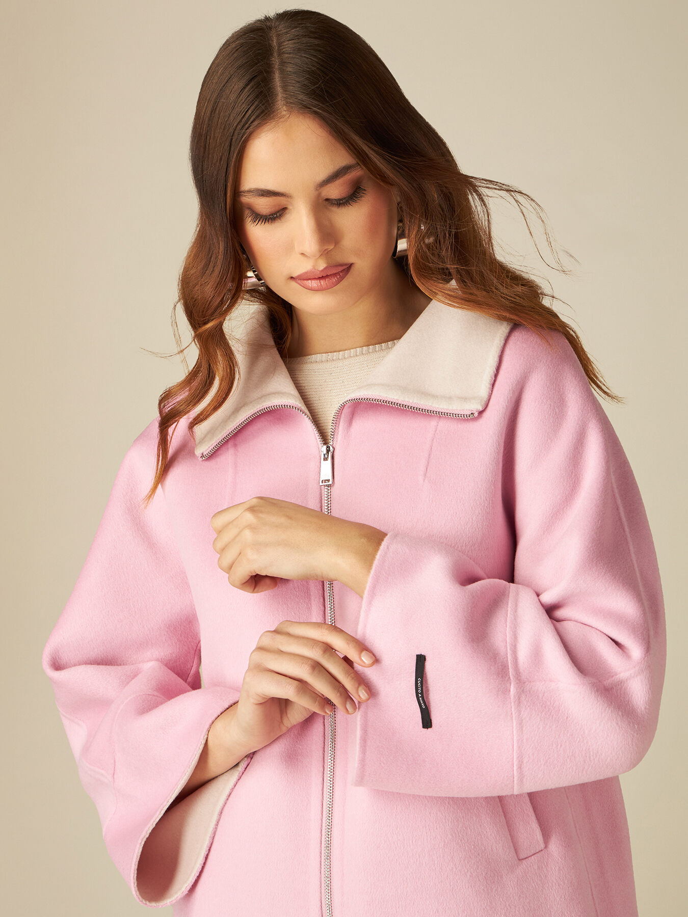 Capa de pa&ntilde;o mezcla de lana image number 2