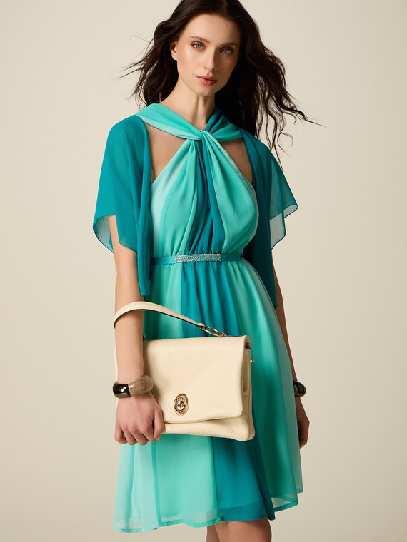 Sac bandouli&egrave;re en cuir v&eacute;ritable