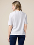 T-shirt maniche corte con colletto gioiello image number 1