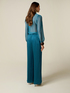 Palazzo pants in satin image number 1