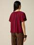 Blouse en viscose avec drap&eacute; image number 1