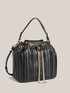 Borsa a secchiello pliss&eacute; image number 1