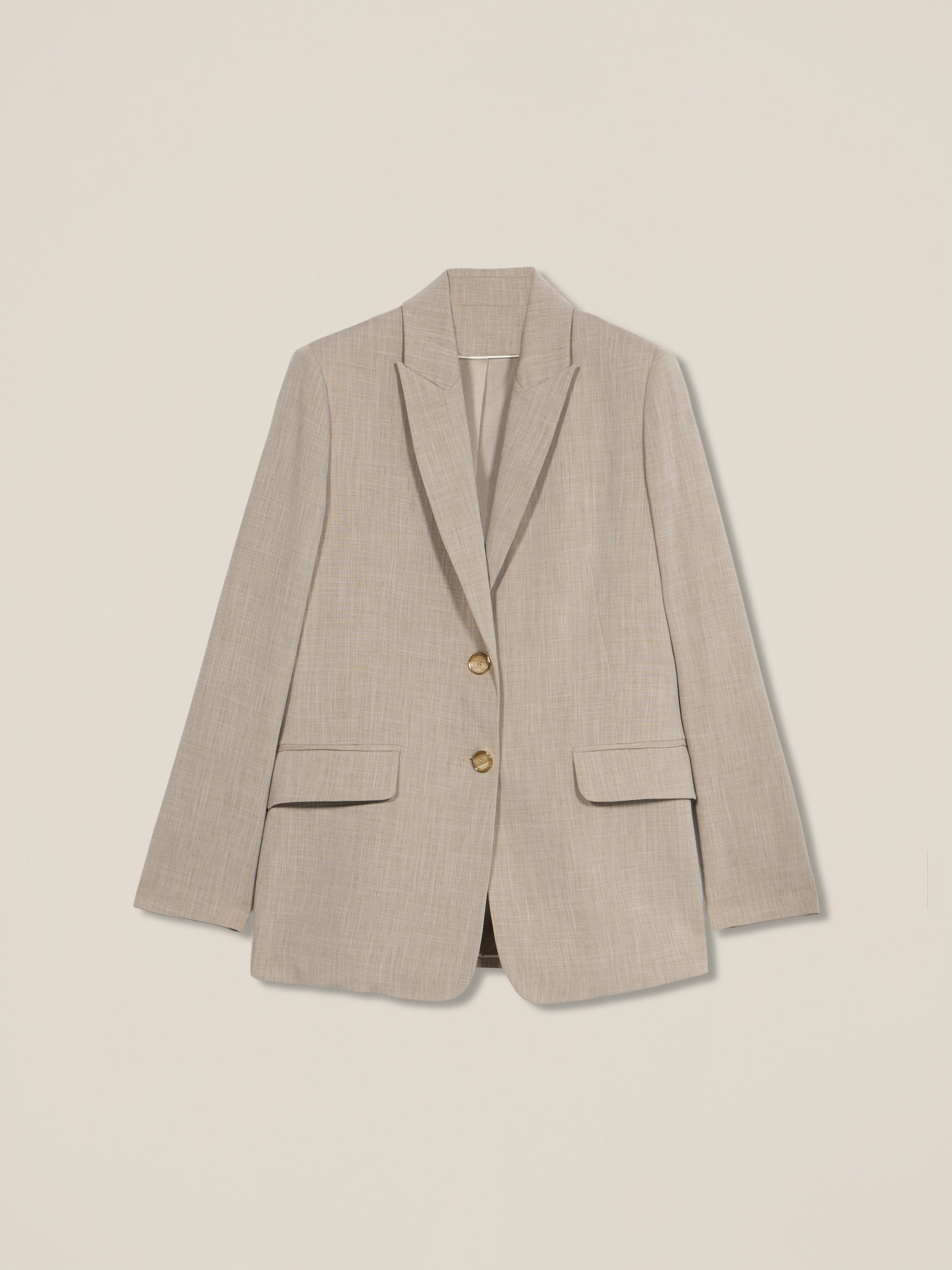 Blazer fluido misto viscosa image number 3