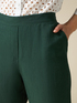 Linen blend trousers image number 3