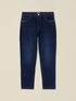 Dunkelblaue Boyslim-Jeans image number 4