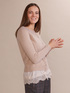 Cardigan con top interno image number 2