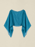 Silk blend chiffon shrug image number 1