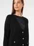 Overlay effect cardigan image number 2