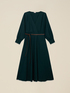 Robe &eacute;vas&eacute;e avec ceinture image number 3