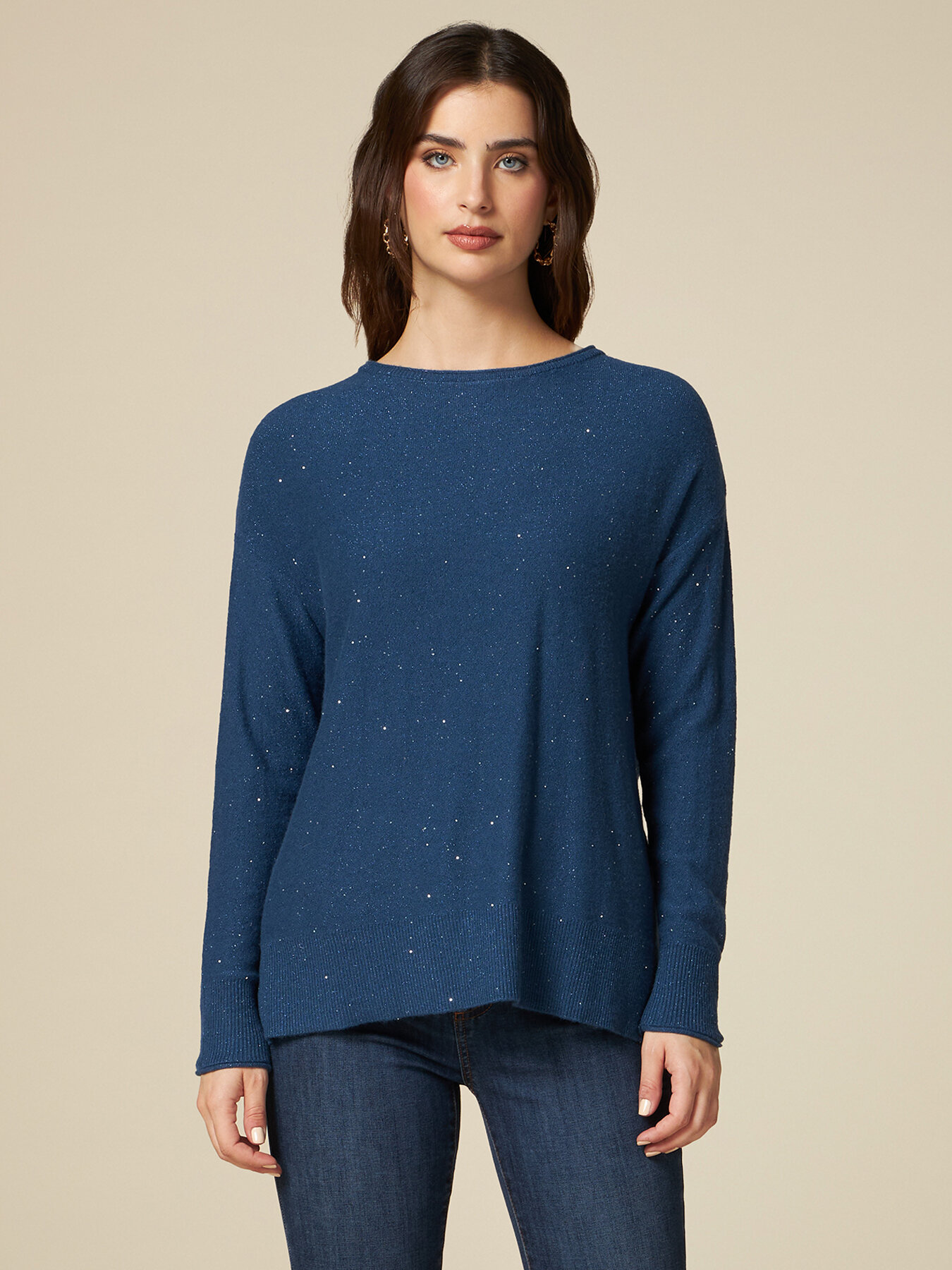 Maglia lurex misto cashmere image number 0