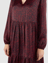 Gemustertes Satin-Kleid image number 1