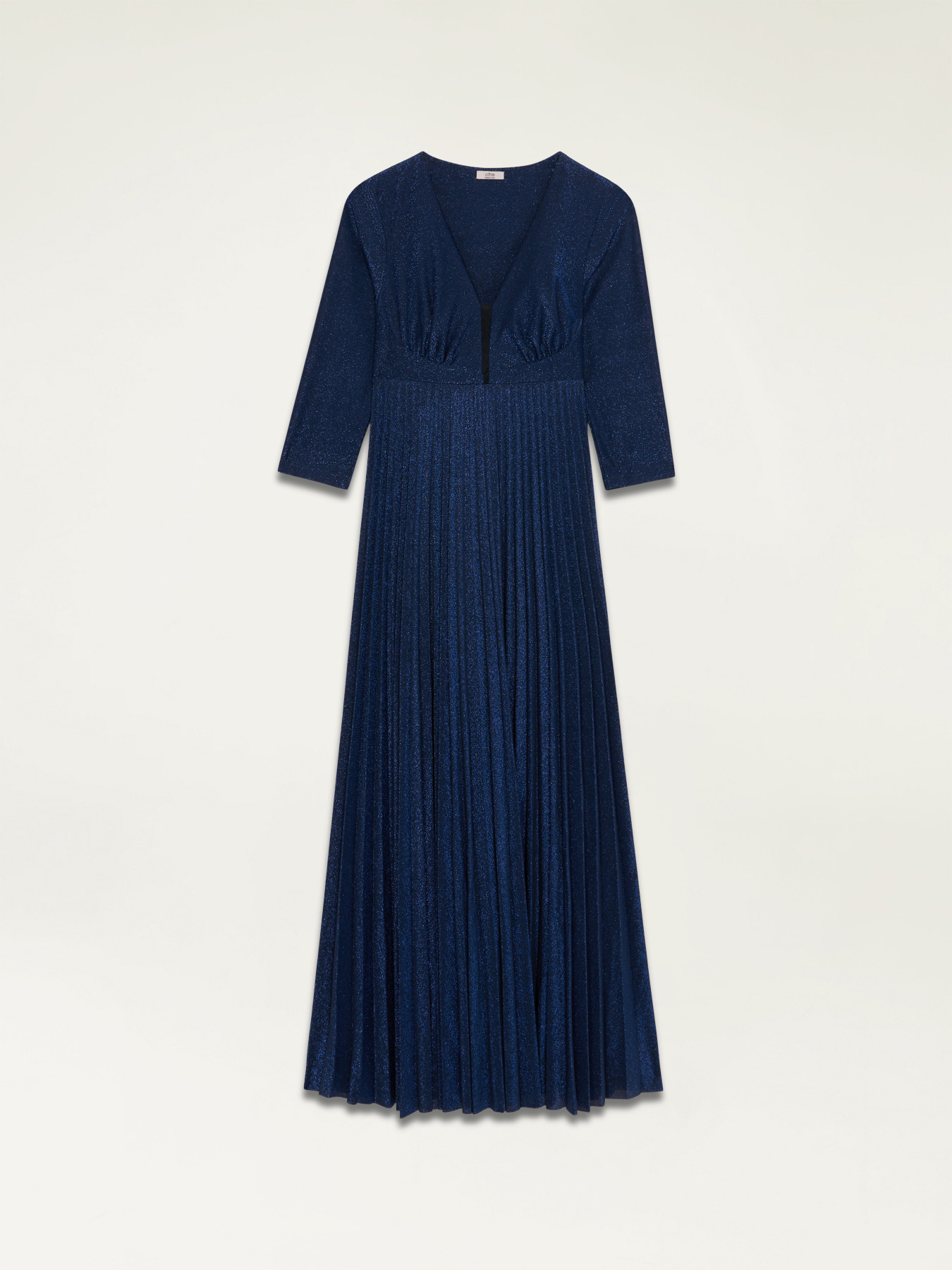Langes Kleid aus Lurex-Jersey image number 4