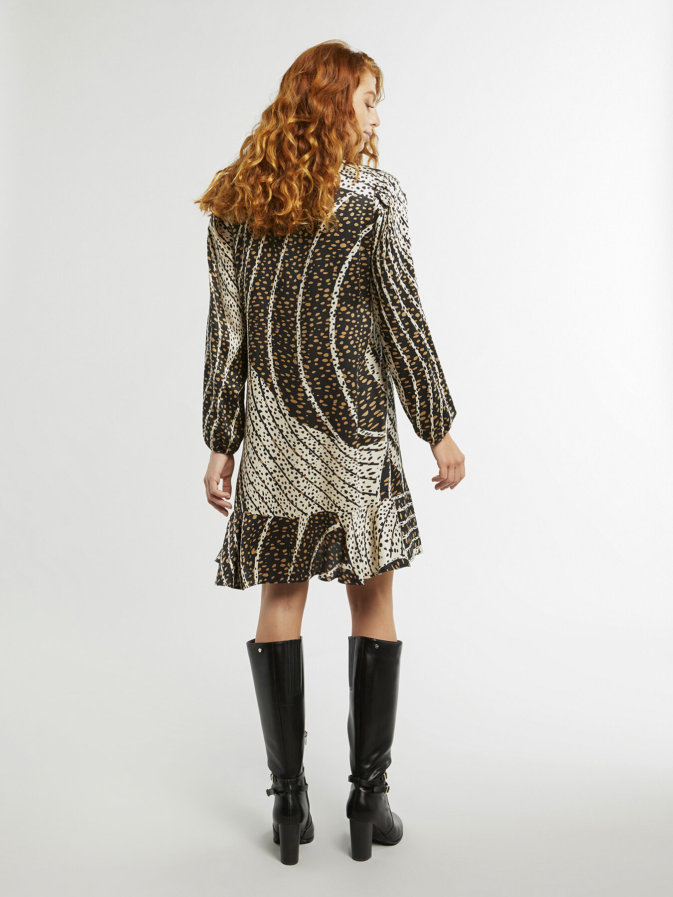 Vestito in raso di eco-viscosa image number 1