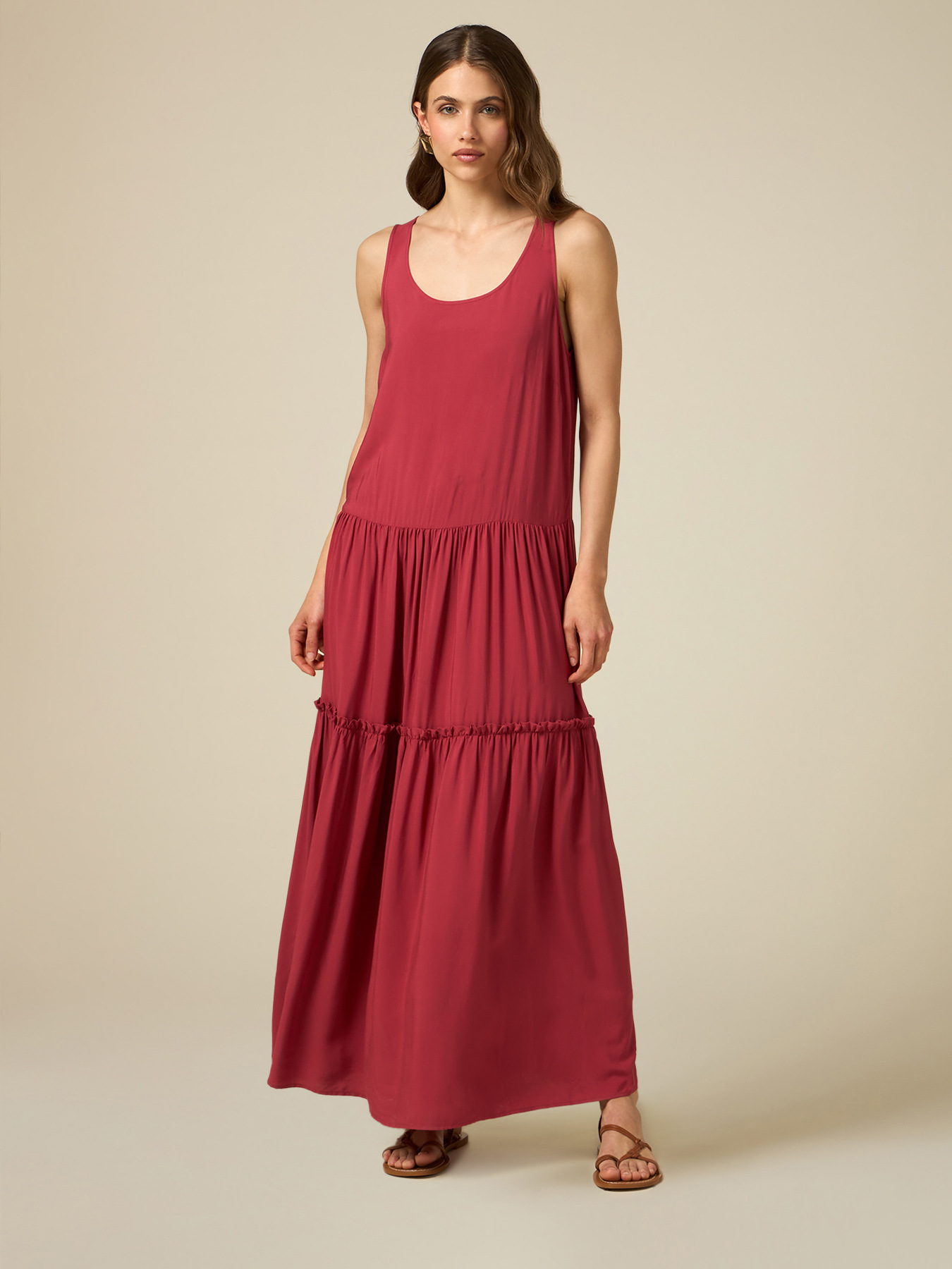 Langes Kleid aus Viskose image number 0